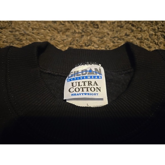 Gildan Wildside Los Angeles Survivors Motorcycle/Wolf Sweater Mens Size Large - Picture 6 of 7